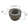 Thrifco 8318085 1 Inch Black Steel Cap