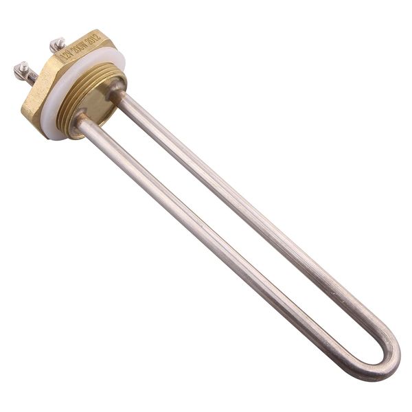 DERNORD 12V Water Heater Element 200 Watt 1.25" Copper Flange Heating Element Spare Part