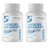 2 Bottles VIGOR SMART Mind Cognitive Brain Booster Enhance Mood & Focus 60ct