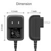 Fit for Skull Shaver Power Cord for Pitbull Silver Gold Platinum Pro UL Listed Charger Fit for Butterfly Kiss Clippers Adapter Replacement