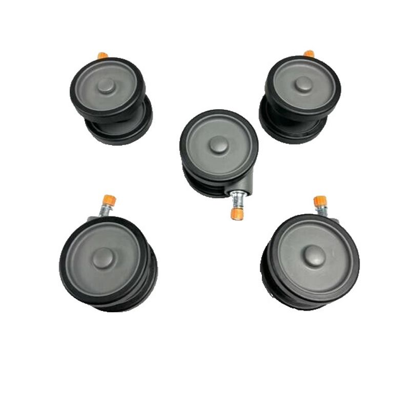 Humanscale Smart Casters Hard Dark Gray W/ Black Tread W/Smart Stem ...