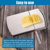 Stainless Steel Cheese Slicer with Accurate Size Scale with Serving Board