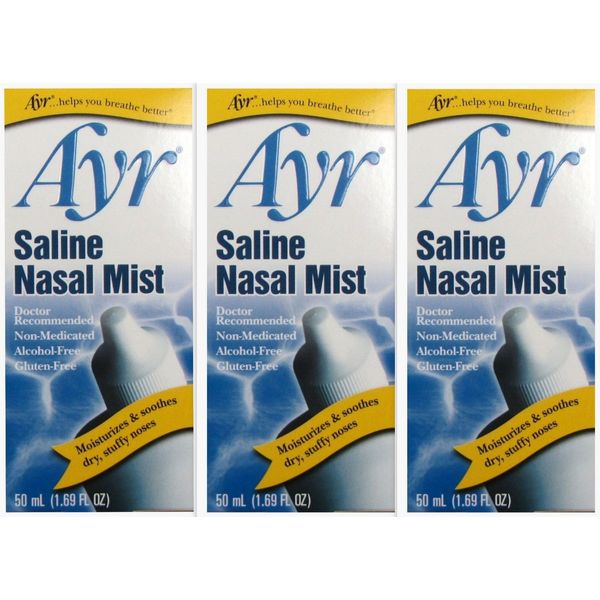 Ayr Saline Nasal MIST 1.69oz ( 3 pack ) __