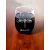 Dragonfly Clear Stemless Wine Glass - Free Personalized Engraving 18 oz