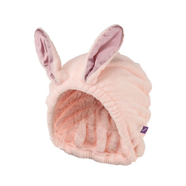 CB Japan Carari Zooie Hair Cap, Absorbent, Quick Drying, Satin Rabbit, Microfiber