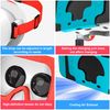 VR Headset Designed for Nintendo Switch & Switch OLED, VR Glasses with Adjustable HD Lenses, Head Strap, 3D Goggles for Nintendo Switch OLED (White)