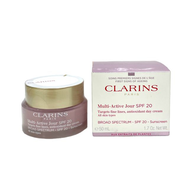 Clarins Multi-Active Jour Targets Fine Line Day Cream SPF 20 (50ml/1.7oz)NEW!