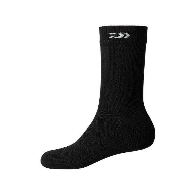 DAIWA Waterproof Socks, DS-1022R, Black, Free