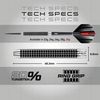 RED DRAGON Swingfire 1: 30g Flightmaster - Tungsten Darts Set with Flights and Stems