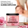 Himalayan Salt Body Scrub 12 oz - with Collagen and Stem Cells - Exfoliating Salt Scrub for Cellulite - Deep Cleansing for Acne, Scars, Wrinkles - Moisturizes Skin