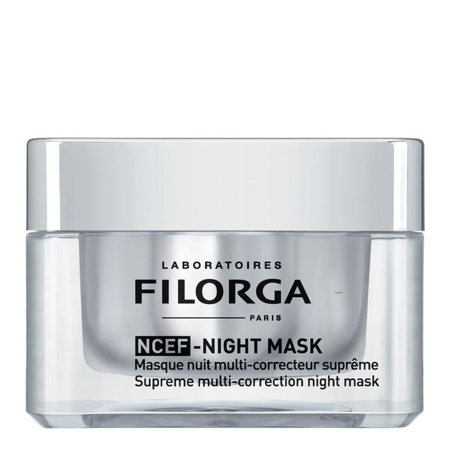 Filorga NCEF-Night Mask Cream, Anti Aging Night Time Face Mask with Hyaluronic Acid and Collagen to Reduce Wrinkles, Boost Firmness, & Revive Skin Radiance, 1.69 fl. oz., 1 Count (Pack of 1)