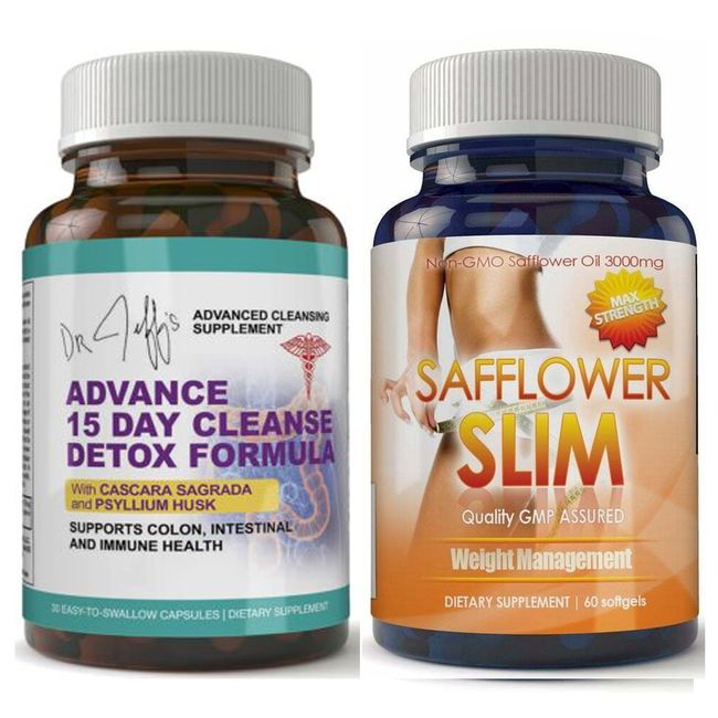 Colon Cleanse Detox Quick Release Safflower Oil Weight Management Supplements