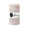 Bobbiny Makramee-Schnur, 3 mm, 3-lagig, Nude, 100 m
