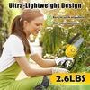 4 inch Mini Chainsaw with 2 Battery, Portable Cordless Lightweight Handled Chain Saws