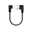 USB 2.0 90 Degree Right & Right Angle Converting Cable, Micro USB 2.0 Extension Cable (0.25 m), Left L x Right L