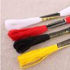 2 Packs 48pcs Embroidery Thread Black,Cross Stitch Threads 8M,Polyester Threads,Sewing Thread,Bracelet Thread for Sewing,Knotting and Crafting