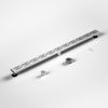 Linear Shower Drain 60" Brushed 304 Stainless Steel with Drain Grate