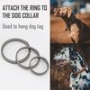 KeyUnity KA19 Key Ring for Keychain, Titanium Split Ring 22/27/33mm Side Pushing Round Flat Key Ring for Man & Women (1L+1M+1S)