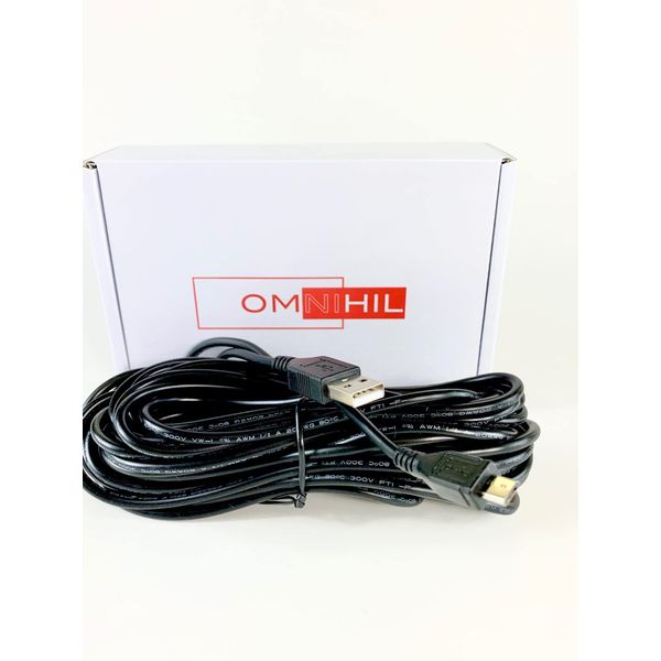 OMNIHIL 30FT High Speed Micro-USB 2.0 Cable Compatible with Square Credit Card Chip Reader Model S8-1 1st Generation