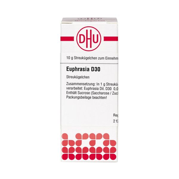 DHU Euphrasia D 30 Streukügelchen, 10 g Globuli