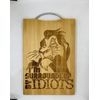 Scar lion king laser engraved high quality cuttingboard kitchen pop