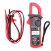 Digital Clamp Multimeter, 400A AC Current 600V AC&DC Voltage LCD Clamp Meter 4000 Counts True-RMS Diode Tester, for Capacitance, Continuity, Resistance, Frequency(Red)