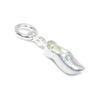 SMALL Clog sterling silver charm .925 x 1 Dutch Clogs charms