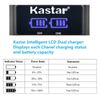 Kastar 3-Pack BLS-50 Battery and LED2 USB Charger Compatible with Olympus Pen E-P1, E-P2, E-P3, E-P7, E-PL1, E-PL1s, E-PL2, E-PL3, E-PL5, E-PL6, E-PL7, E-PL8, E-PL10 Mirrorless Camera