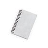 Do It Yourself White Canvas Spiral Notebooks, DIY Craft Kits, 12 Pieces