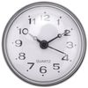 Mircube 7cm Waterproof Kitchen Bathroom Shower Clock Suction Cup Sucker Wall Black