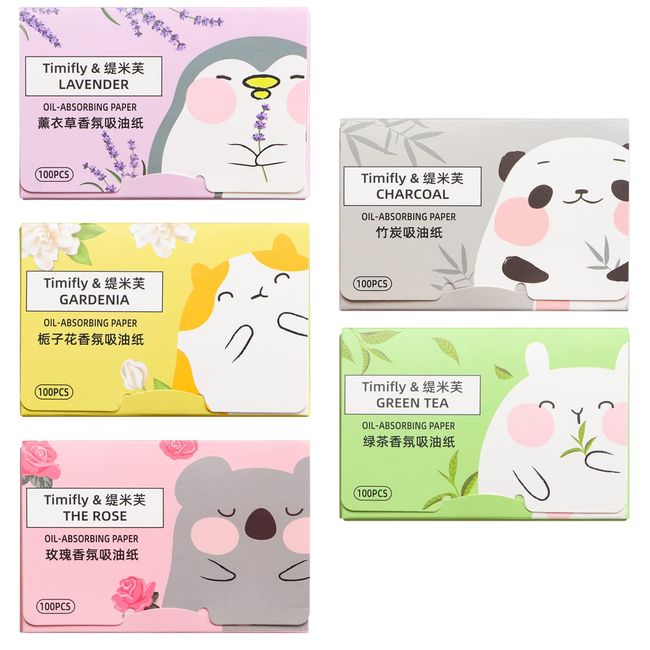 Löschpapier 500 Blatt Blotting Paper Natürliches Oil Control Paper Weich Halten Sie die Haut Frisch und Glatt Gesichts-Löschpapier Durchscheinendes Gesichtsöl Blotting Paper für Männer Frauen