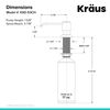 Kraus Boden Soap Dispenser for Kitchen Sink in Chrome