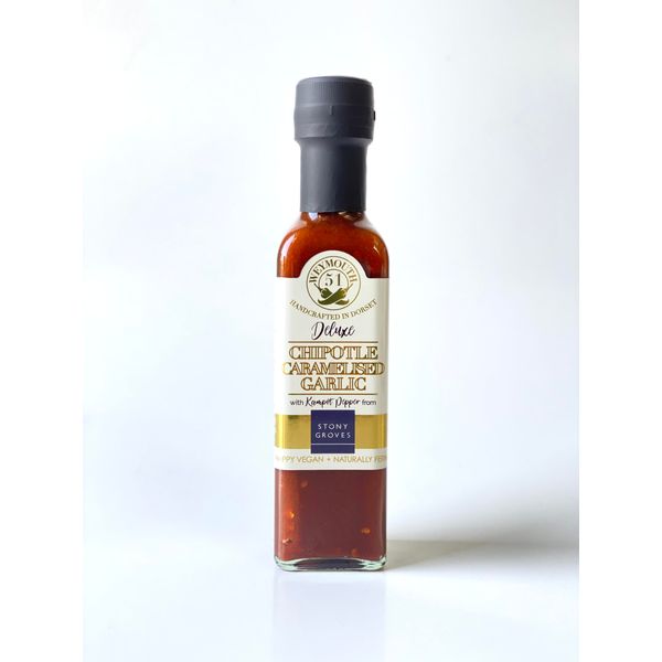 Weymouth 51 Chipotle Sauce - Chipotle Caramelised Garlic with Kampot Peppercorn Vegan Hot Sauce - 220ml