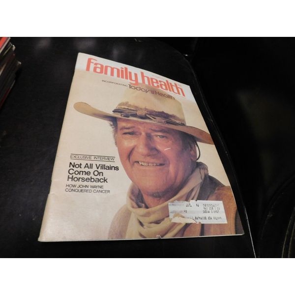 Family Health Magazine John Wayne 1976 September