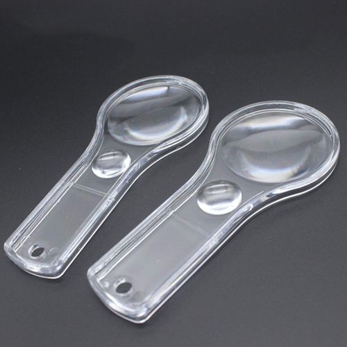 24 Pack Hand Lens 10X Plastic Magnifier Mini Hand-held Magnifying Glasses for Kids, Classroom, Reading, Outdoors,Science Observation