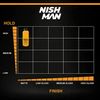 NISHMAN Barber Shave Talk Powder 180 g - Shaving Powder for Barbers and Hairdressers - Perfect Shaving Experience, Pleasant Pre-Shave & Smooth Shaving Results