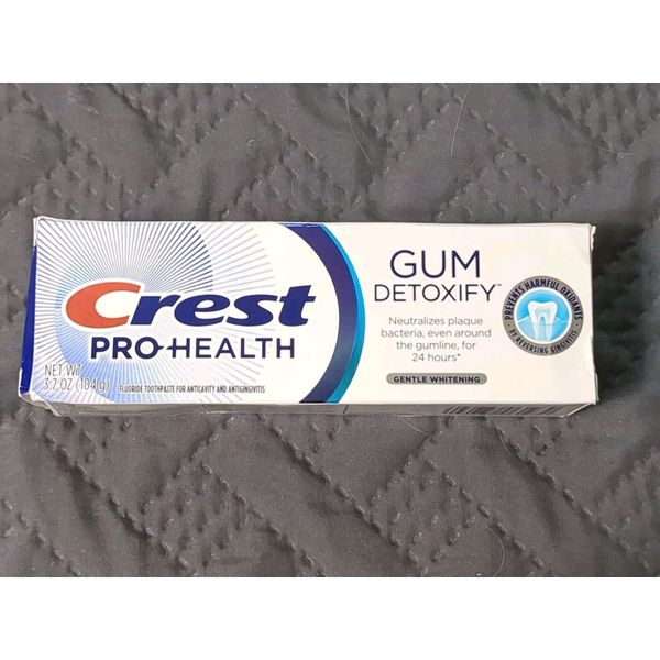 Crest Pro-Health Gum Detoxify Gentle Whitening Toothpaste-3.7 oz -Exp 6/26~NEW