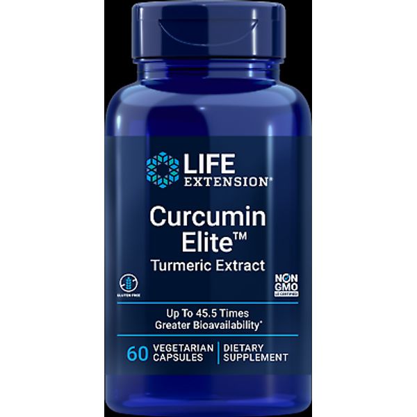 Life Extension Curcumin Elite Turmeric Extract 60Caps Curcuminoids/Fenugreek