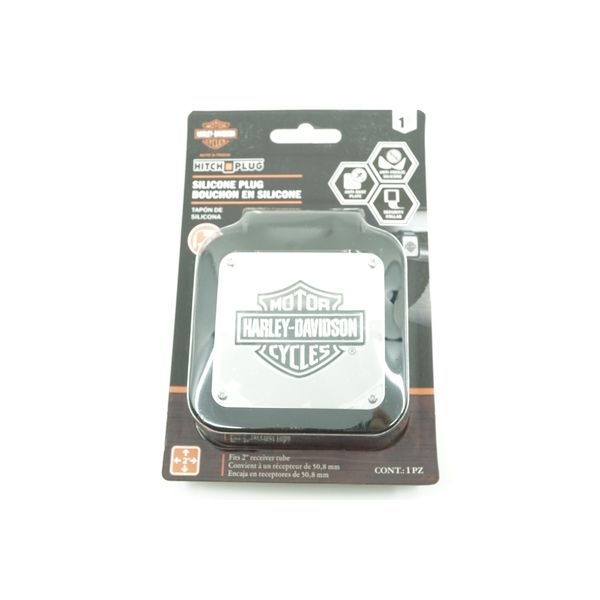 Harley Davidson Bar & Shield Silicone Trailer Hitch Plug Cover For 2" Receivers