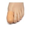 ZenToes 6 Pack Gel Toe Cap and Protector - Cushions and Protects to Provide Relief from Missing or Ingrown Toenails, Corns, Blisters, Hammer Toes (Large, Beige)