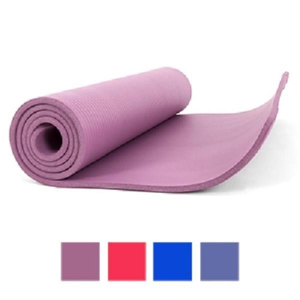 I Warner NBR Yoga Mat 10mm 4 Colors, Orchid Purple