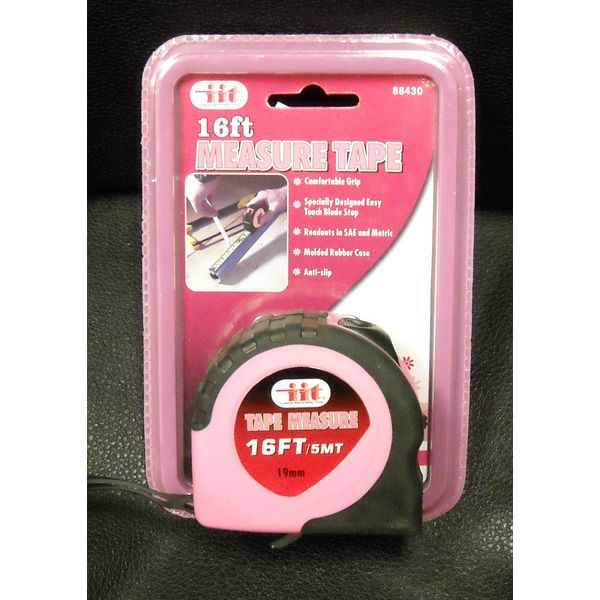 IIT 88430 Ladies Pink 16-Feet Tape Measure