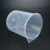 Antrader Kitchen PP Measuring Cup Scientific Plastic Graduated Beaker Transparent 500ml, 3-Pack