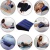 Inflatable pillow, wedge-shaped pillow, waist cushion, fixed body position