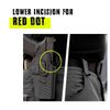 Taurus GX4 Level 2 OWB Paddle Holster w Quick Release Button