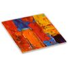 Sam Sandor 6 Inch Ceramic Tile Art - Multi Colored Canvas Painting