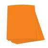 Bright Neon Fluorescent Labels/Stickers - Orange - Size 3" x 5" - Sheets 50 Per Pack