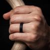 ThunderFit Unisex Silicone Wedding Rings, Rubber Engagement Bands 6mm Wide 1.65mm Thick - 1/2/3/4/5/6/7 Variety Multipack (Pack B - Size 10.5-11 (20.60mm))