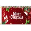 3X5 MERRY CHRISTMAS PRESENT TREE RED FLAG BANNER 100D