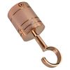 RopeServices UK 40mm Polished Copper Decking Rope Hook. Rope Post Fitting Rope End Fixing